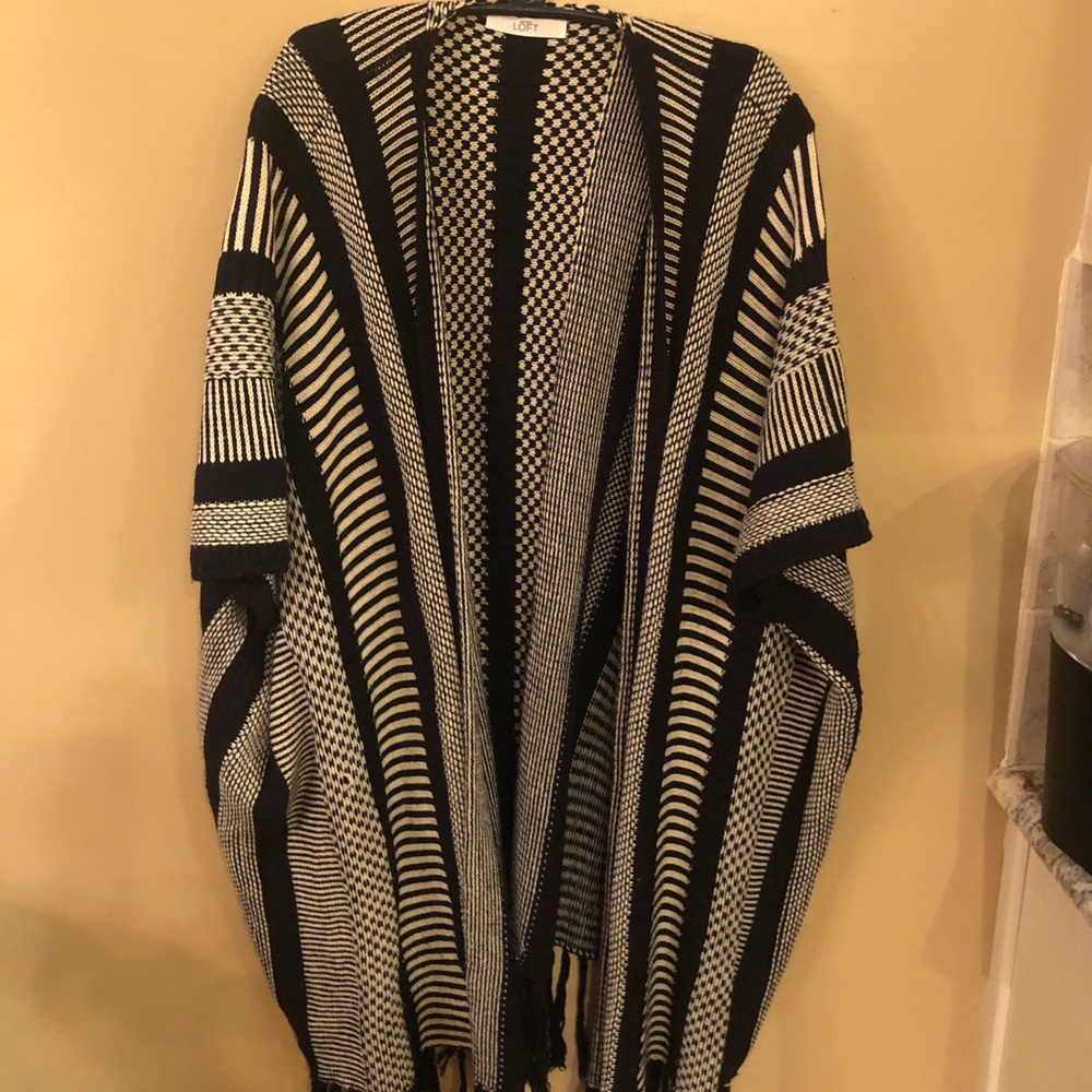 Loft Long Black Sweater